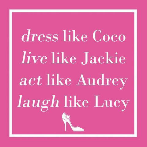 "Dress Like Coco" Cocktail Napkins