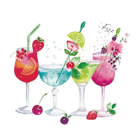 "Birthday Cheers" Cocktail Napkins