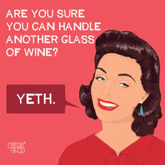 "Yeth" Cocktail Napkins