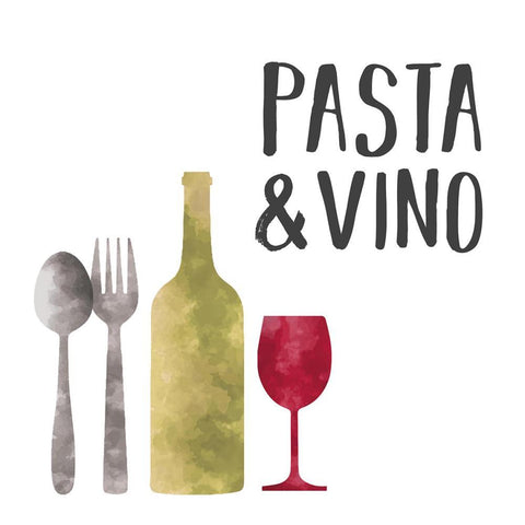 "Pasta & Vino" Cocktail Napkins