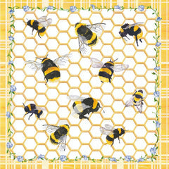 "Honeycomb Bees" Cocktail Napkins