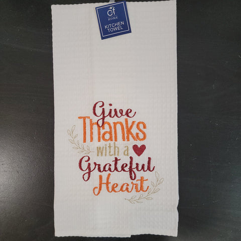 Give Thanks Towel