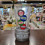 Dad Pint Glass With Coster