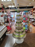 Mercury Glass LED Tree with Glitter Stripes (6 Variants)