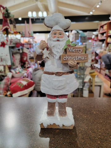 Chef Santa Figurine (2 Variants)