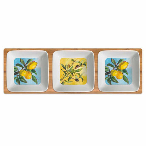 Lemon / Olive Musée Dipping Dish Set