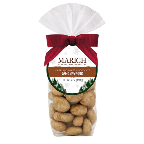 Dark and White Chocolate Gingerbread Gift Bag, 7 oz.