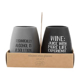 Silicon Wine Glass
