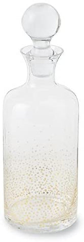Glitter Gold Dot Decanter