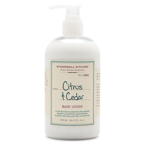 Citrus & Cedar Hand Lotion