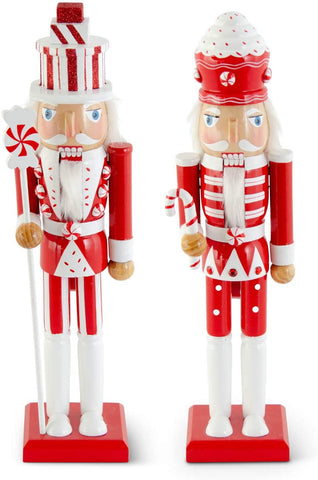 Red and White Wood Nutcracker