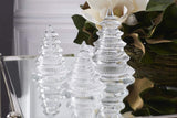 Ribbed Glass Tabletop Tree
