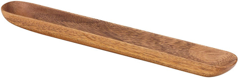 Acacia Wood Olive Boat Bowl