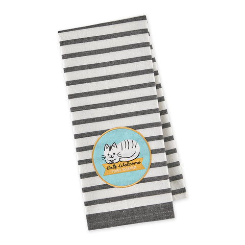 "Cats Welcome" Dish Towel