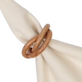 3 Ring Wooden Napkin Ring