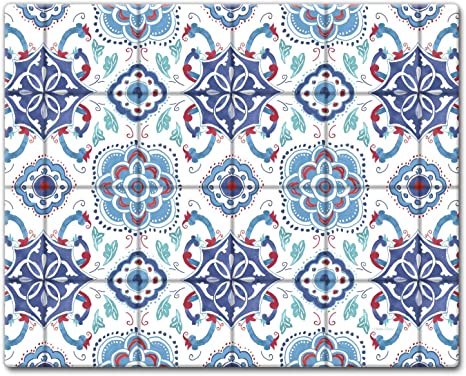 Americana Tiles Glass Cutting Board