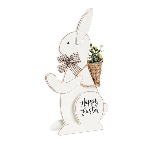 Wood Bunny Table Decor
