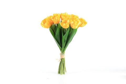 Faux Yellow Tulips
