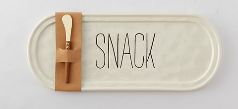 Snack Hostess 2 Piece Platter Set