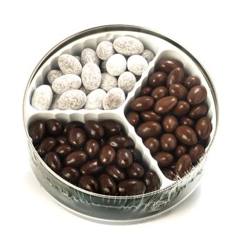 Trio of Roasted Chocolate Covered Nuts Gift Box