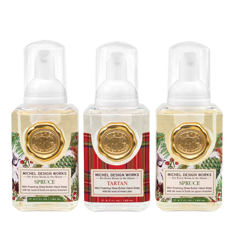 Winter Foaming Soap Set of 3