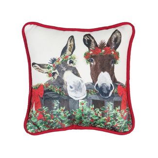 Christmas Donkey Pillow