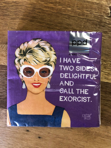 "Two Sides" Cocktail Napkins