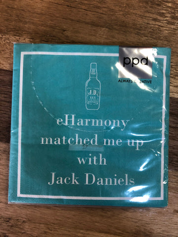 "eHarmony" Cocktail Napkins