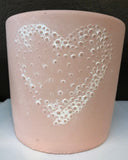 Pink Heart Pot