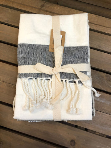 Cotton Striped Tea Towels