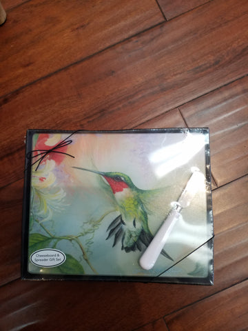 Hummingbird Cheese Board Set