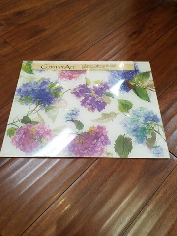 Multi Hydrangea 12x15 Cutting Board