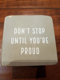 Gray Teacher Sentiment Block