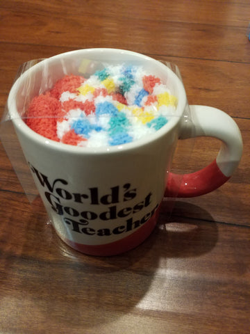 World's Goodest Teacher Mug With Socks