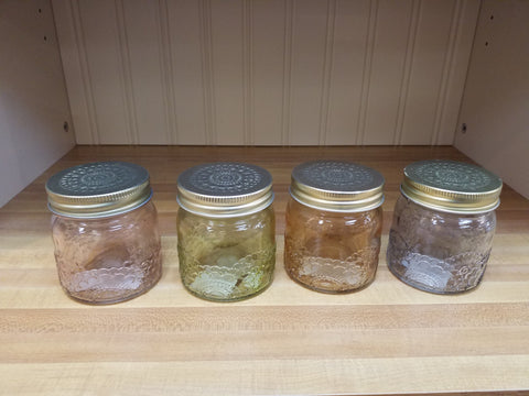 Glass Color Jar