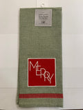 Holiday Greetings Embl Dish Towels (2 Variants)