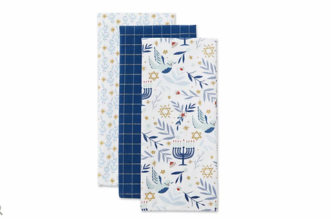 Hanukkah Dish Towel (Set Of 3)