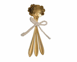 Flower Brass Spoons, Set of 3