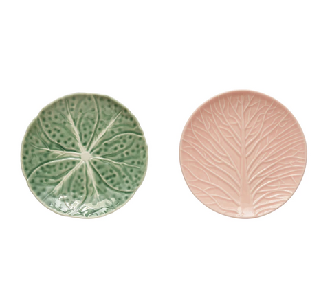 Stoneware Cabbage Plate