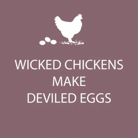 "Wicked Chickens" Cocktail Napkins
