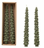 Unscented Christmas Taper Candles (Multiple Variants)