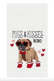 Valentine's Day Pet Kitchen Towels