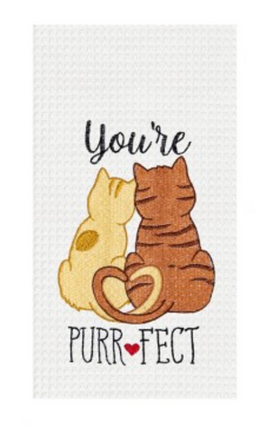 Valentine's Day Pet Kitchen Towels