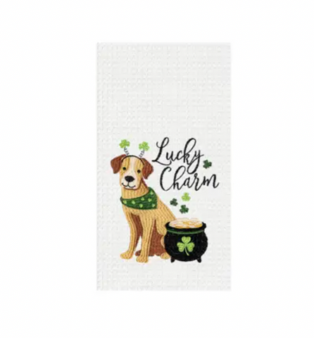 Lucky Charm Dog Towel