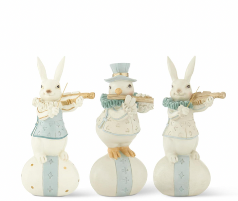 Royal Resin Bunny w/ Instrument