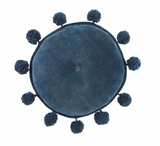 Round Velvet Tassle Pillow (3 Variants)