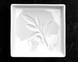 Small Embossed Dipping Plate