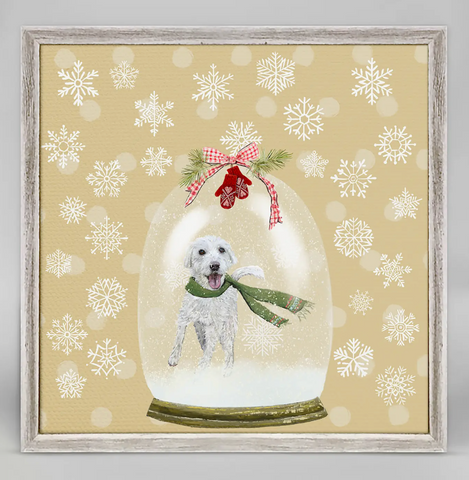 "Dog Mini Canvas Framed" (Multiple Variants)