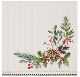 Boughs Of Holly Printed Placemat
