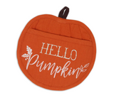 Hello Pumpkin Potholder Gift Set